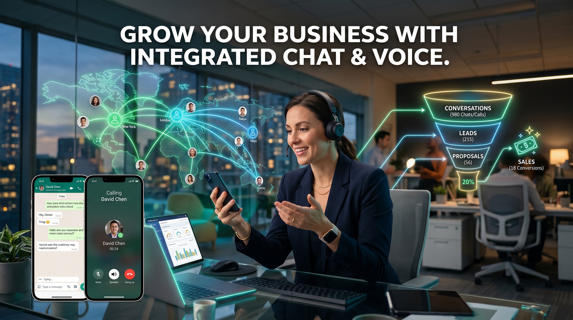 Whatsapp+Voice Matters for Business Conversions